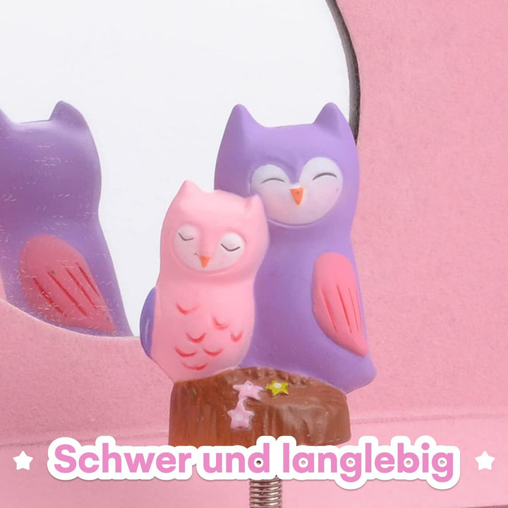 Jewelkeeper - Musikalische Schmuckkästchen Mädchen mit ausziehbarer Schublade, Walddesign Design - S