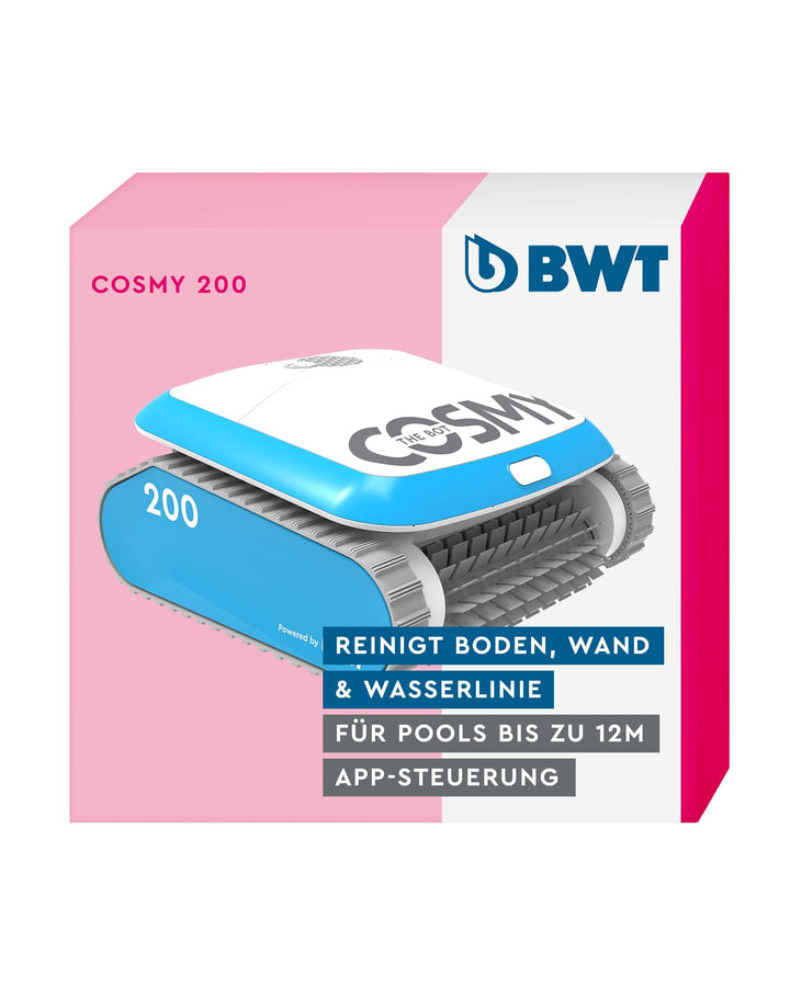 BWT Poolroboter Cosmy 200 | Besonders Leicht & Kompakt | Für Pools Mit Einer Länge Bis Zu 10 m | Zuv
