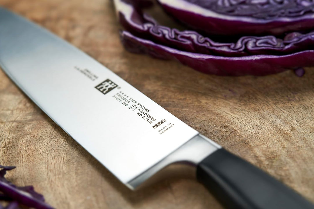 ZWILLING Vier Sterne Messerset, 2-teilig (Kochmesser 20cm, Spickmesser 10cm), Rostfreier Spezialstah