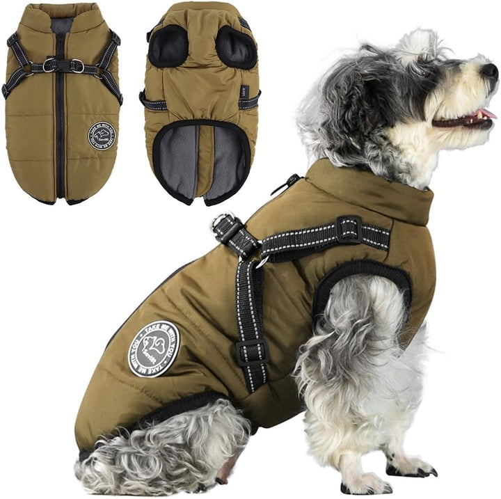 Hundejacke Winterweste Jacken Hundemantel Hundepullover Haustier Skifahren Kostüm Ärmellose Baumwoll