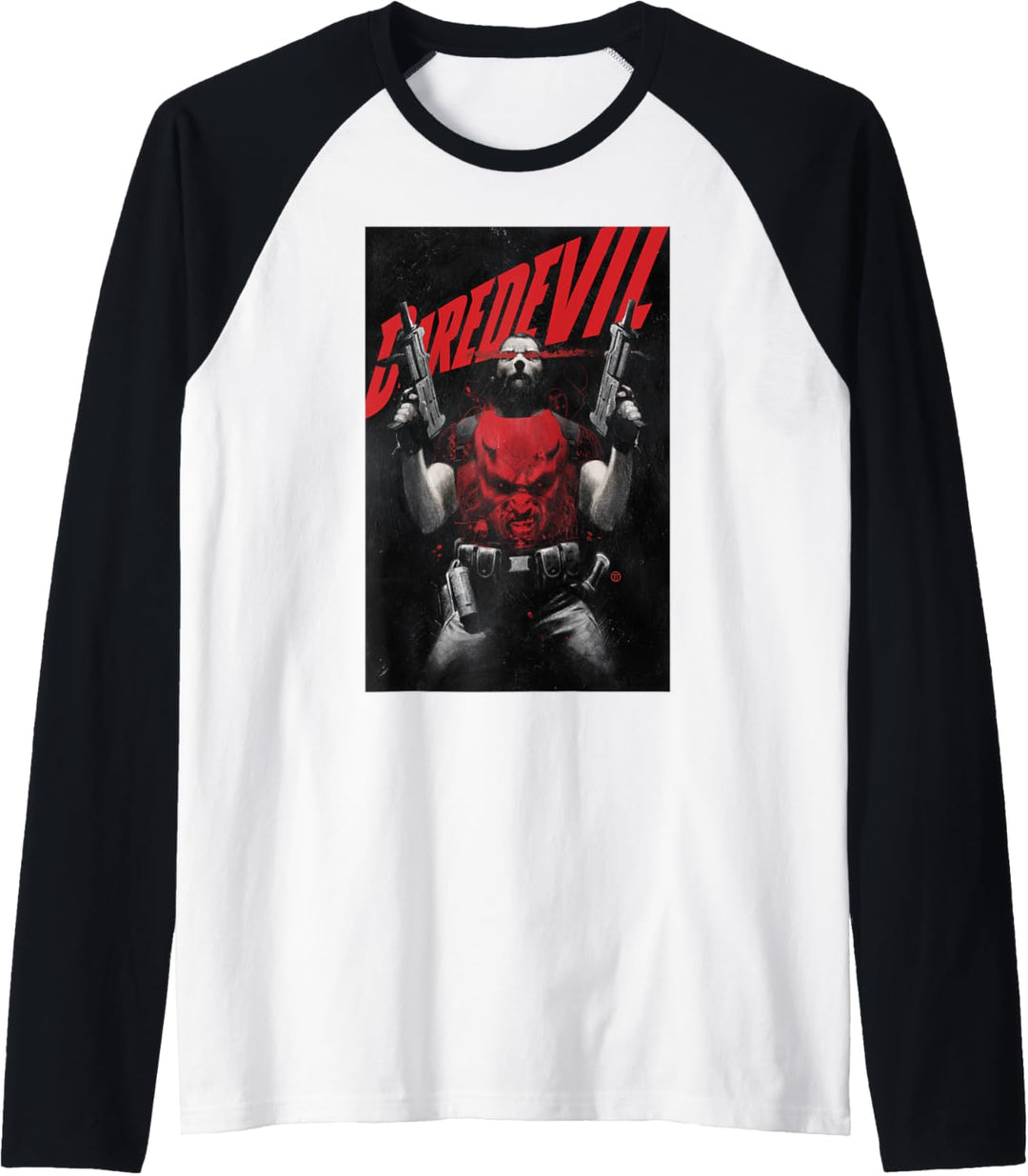 Marvel Daredevil Comic Cover Raglan