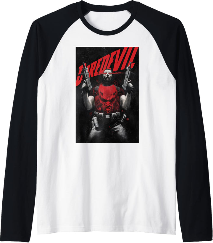 Marvel Daredevil Comic Cover Raglan
