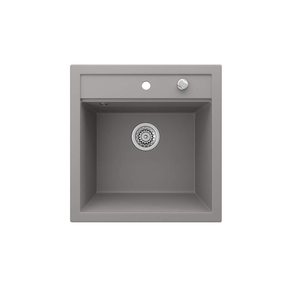 Bergström Spülbecken "Tesa", Beton, 50 x 49 cm 490x500mm Beton, 490x500mm Beton