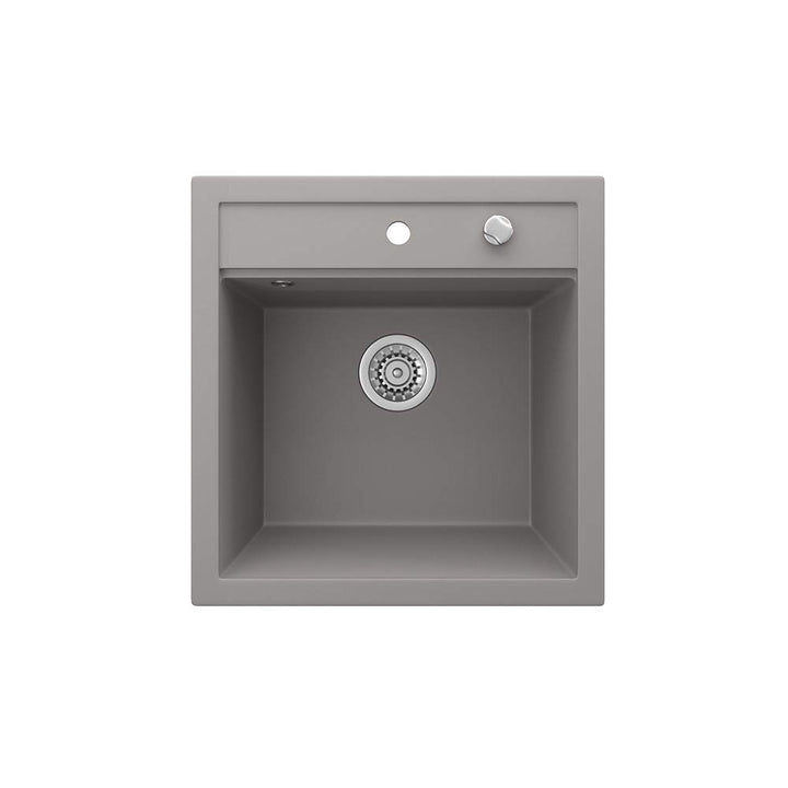 Bergström Spülbecken "Tesa", Beton, 50 x 49 cm 490x500mm Beton, 490x500mm Beton