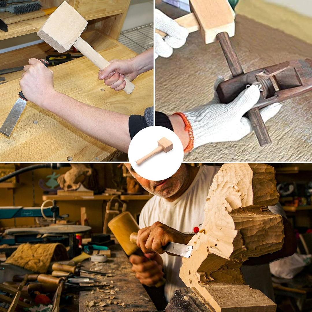 Holzhammer Holzbearbeitungshammer Professionelle Holzbearbeitung Hammer Holzbearbeitungswerkzeug Buc