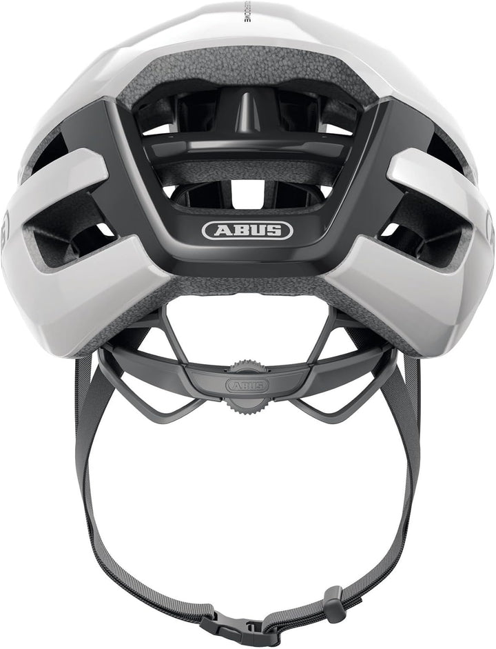 ABUS Rennradhelm PowerDome - leichter Fahrradhelm mit cleverem Belüftungssystem und aerodynamischem