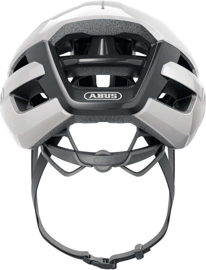 ABUS Rennradhelm PowerDome - leichter Fahrradhelm mit cleverem Belüftungssystem und aerodynamischem