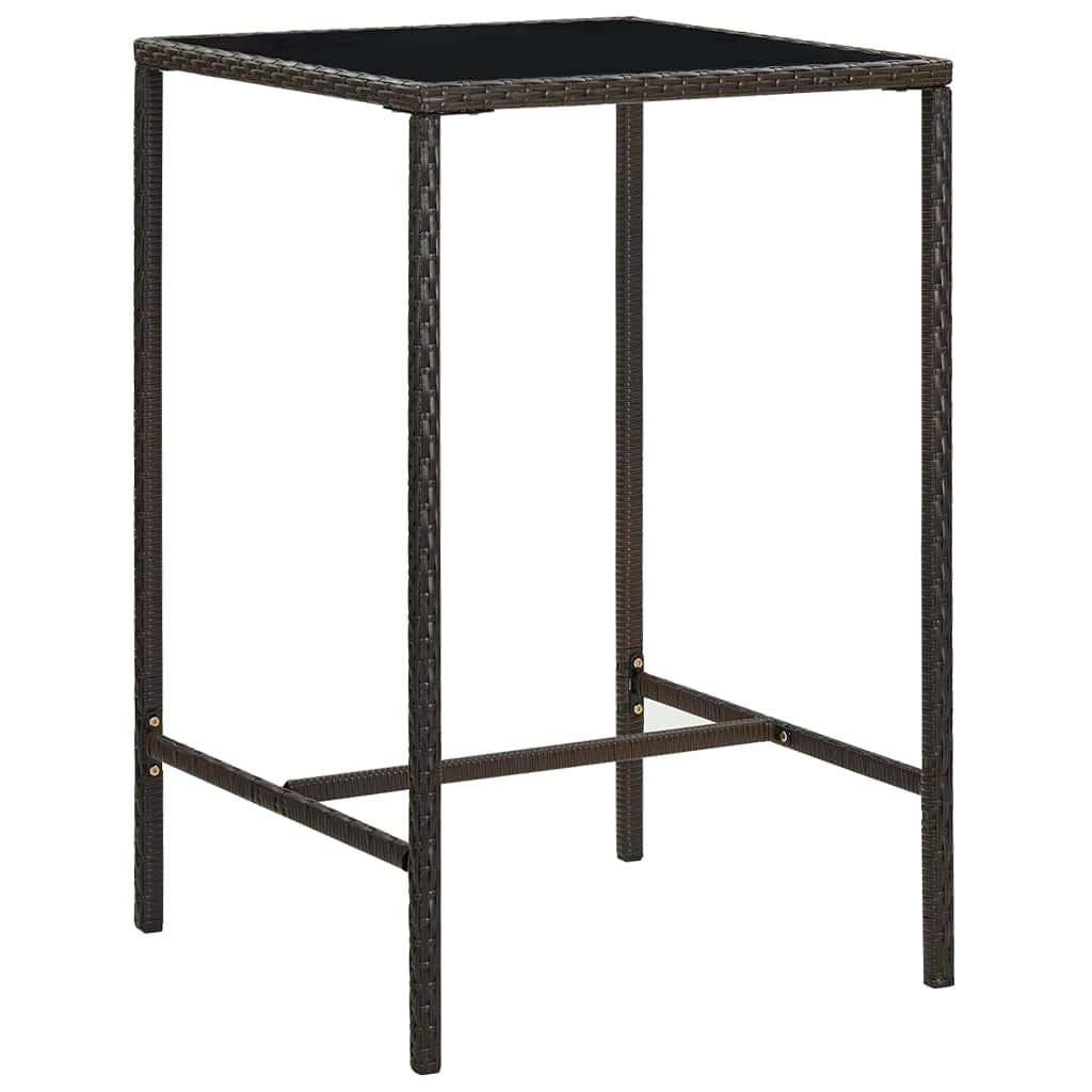 vidaXL Garten Bartisch Gartentisch Stehtisch Bistrotisch Partytisch Esstisch Terrassentisch Tresenti