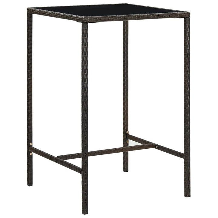 vidaXL Garten Bartisch Gartentisch Stehtisch Bistrotisch Partytisch Esstisch Terrassentisch Tresenti