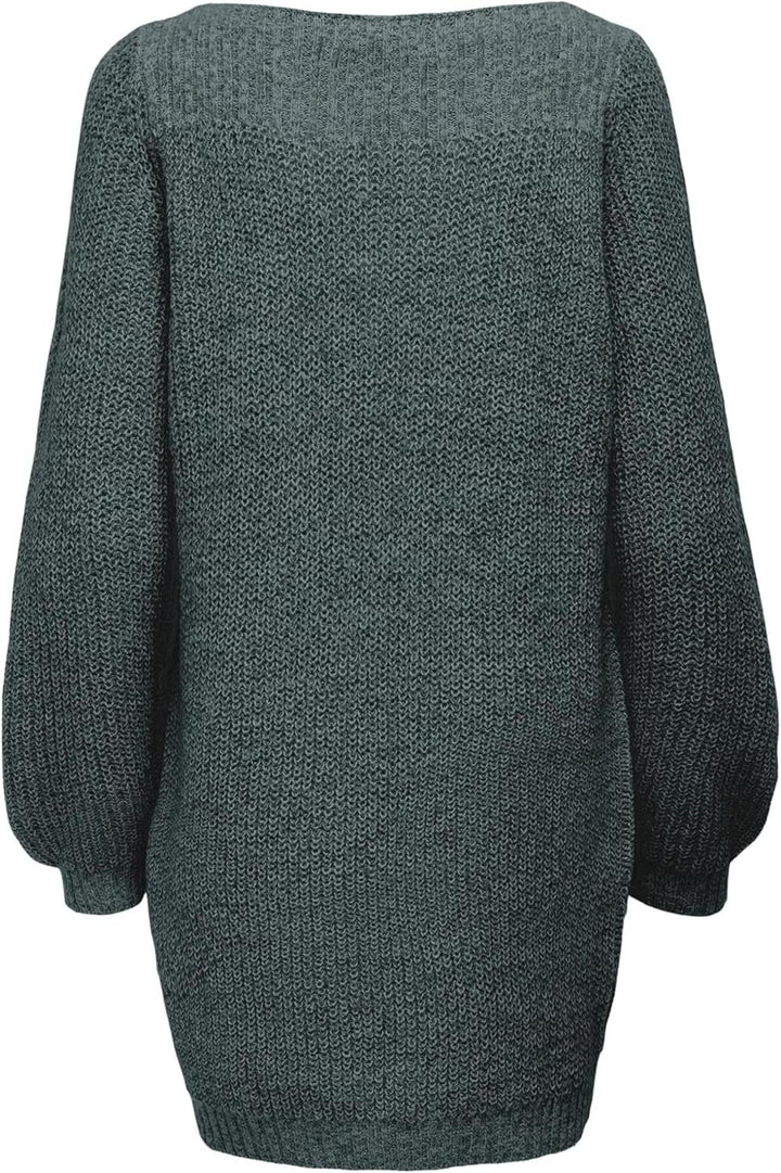 JACQUELINE de YONG Female Strickkleid JDYWHITNEY Kurzes Kleid XS North Atlantic/Detail:w Black Ply,