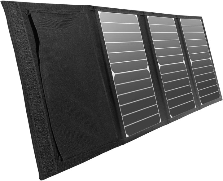 Litionite Arun 21W Faltbares und tragbares Solarpanel mit 2 USB-Anschlüssen - Ladegerät für Smartpho