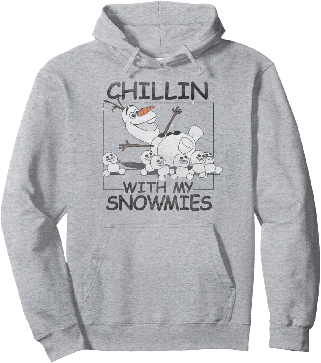 Disney Frozen Olaf Chillin With My Snowmies Portrait Pullover Hoodie