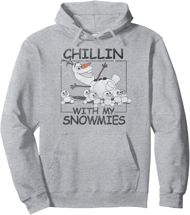Disney Frozen Olaf Chillin With My Snowmies Portrait Pullover Hoodie