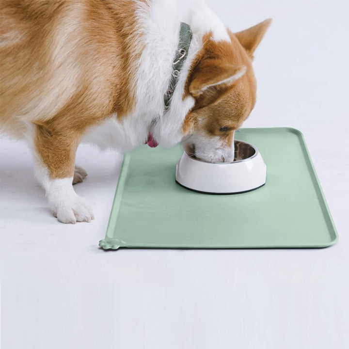 AUDWUD Silikon wasserdicht Hund und Katze Haustier Fütterung Matte,Anti-Rutsch-Tiernapf Matte,Hausti
