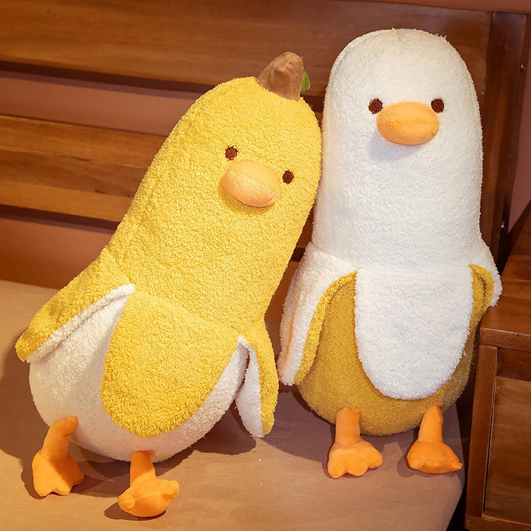 shownicer Plüschtier Banane Ente Stofftier, Kawaii Ente Plüsch, Banane Kuscheltier, Plüschkissen, We