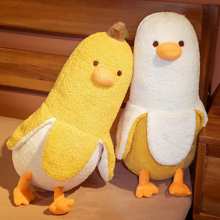 shownicer Plüschtier Banane Ente Stofftier, Kawaii Ente Plüsch, Banane Kuscheltier, Plüschkissen, We