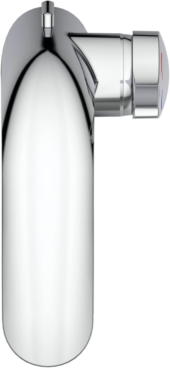 Ideal Standard A4260AA Melange Waschtischarmatur mit Zugknopf-Ablaufgarnitur mit flex.