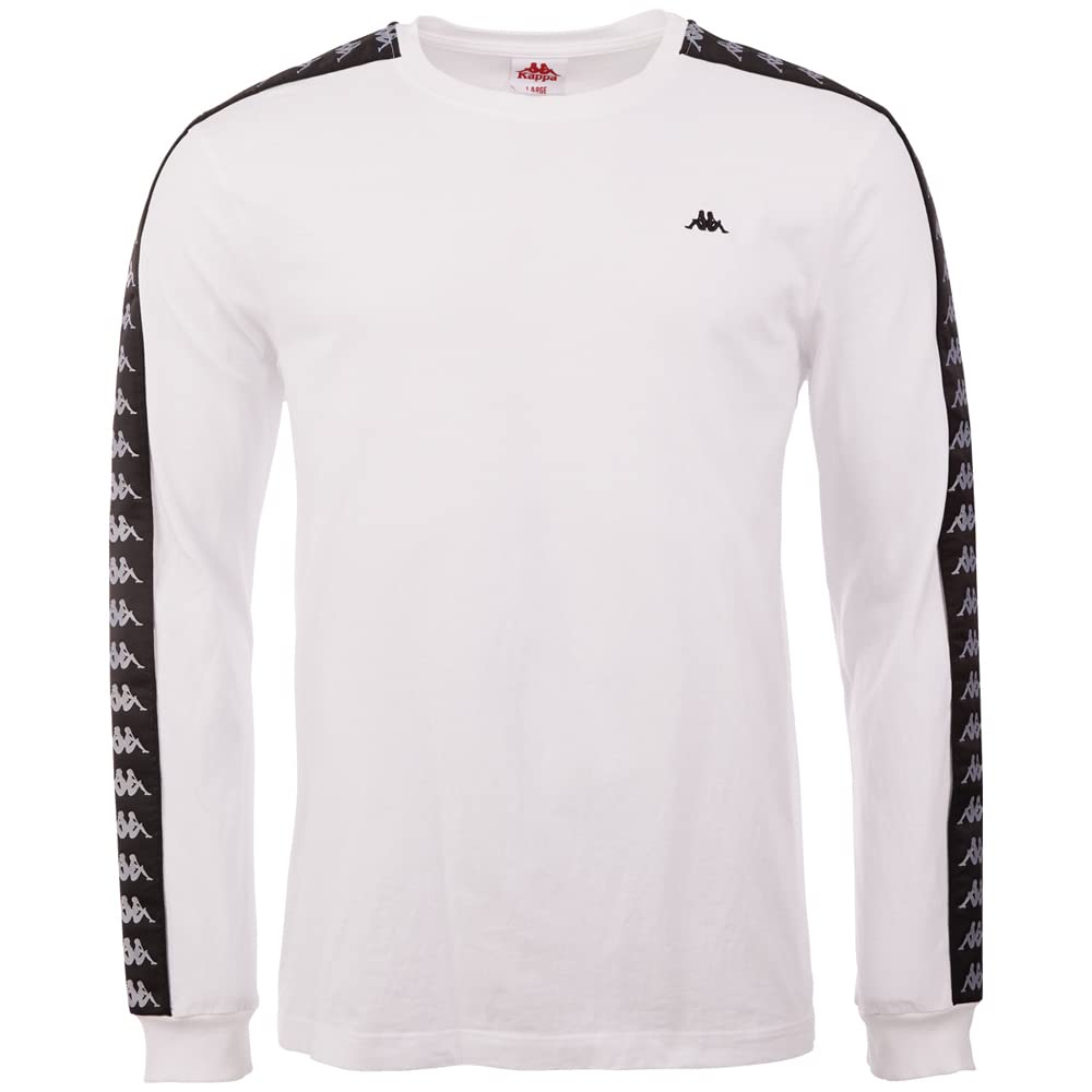 Kappa Herren Lars Men, T-Shirt, Regular Fit S Bright White, S Bright White