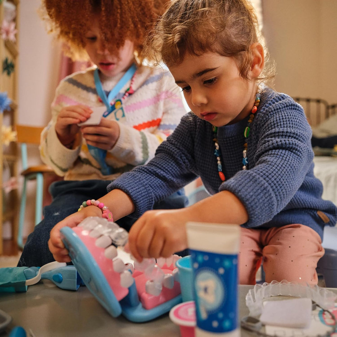 Melissa & Doug Zahnarzt Spielzeug Set für Kinder, Zahnarzt Spielzeug für Kinder, Lernspielzeug für J