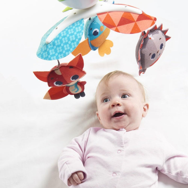 Tiny Love Take Along Mobile, 3-in-1 Musik Mobile Baby Elektrisch, 0+ Monate, Mobile Babybett, Mobile