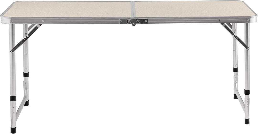 SEVICO Camping Set - Klappbarer Tisch &amp; 4 Stühle, höhenverstellbar (54-70 cm), leicht zu transportie