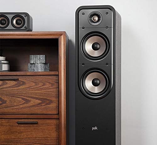 Polk Audio Signature S55E Standlautsprecher, HiFi Lautsprecher für Musik und Heimkino Sound, passive