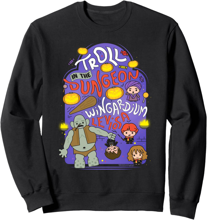 Harry Potter Troll in the Dungeon Chibis Sweatshirt