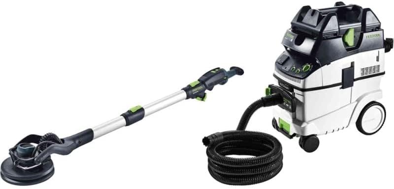 Festool Langhalsschleifer LHS 2 225/CTL 36-Set PLANEX (mit Verlängerung, Schlauchclip, Klettverbinde