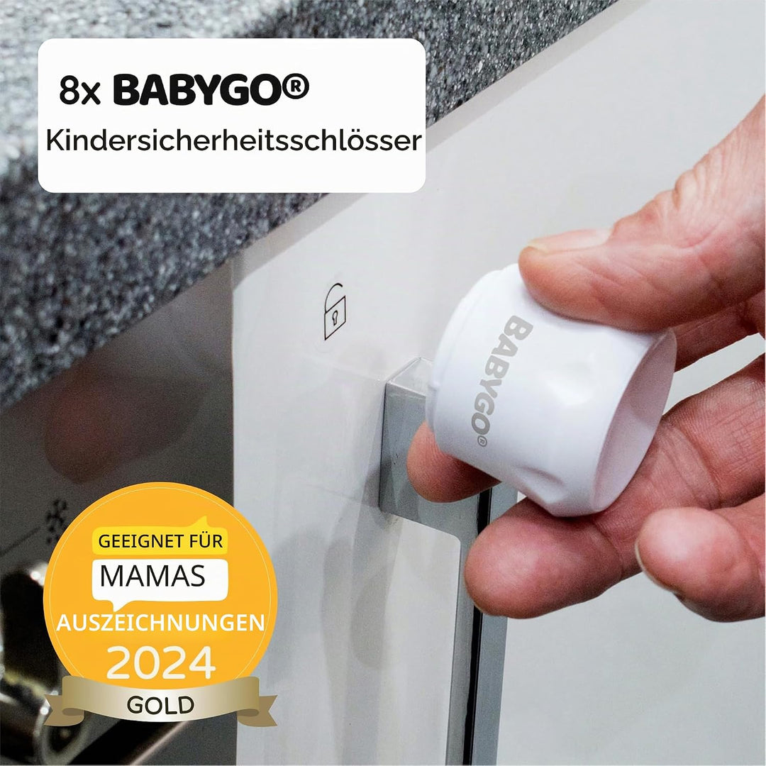 BABYGO® Premium Qualität Babysicheres Set für Zuhause und Küche | Babysicherheit Magnetisches Schran