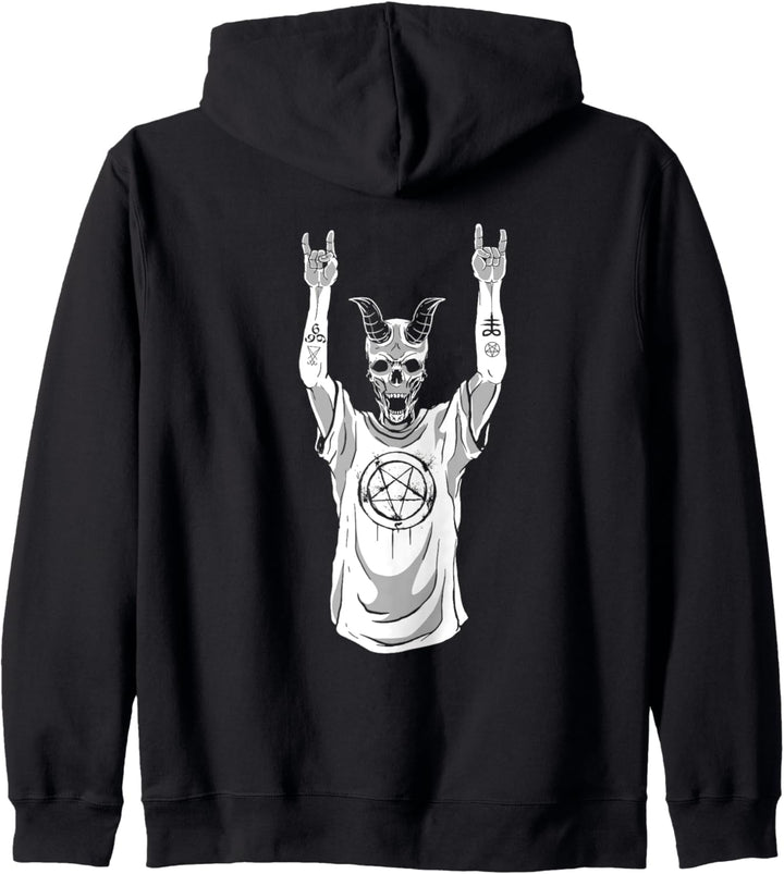Heavy Metal Satan Occult Sweater Pagan Goth Gifts Kapuzenjacke