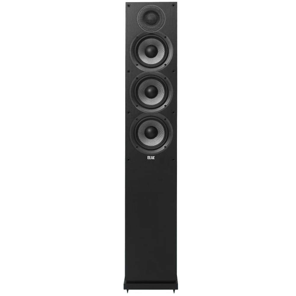 ELAC Debut 2.0 Standlautsprecher F5.2, Box für Musikwiedergabe über Stereo-Anlage, 5.1 Surround-Soun