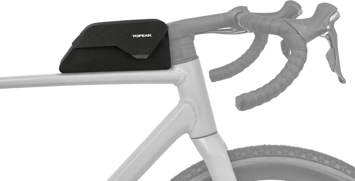 Topeak TopLoader DryShell wasserdichte Fahrradtasche mit Magnetverschluss, schwarz