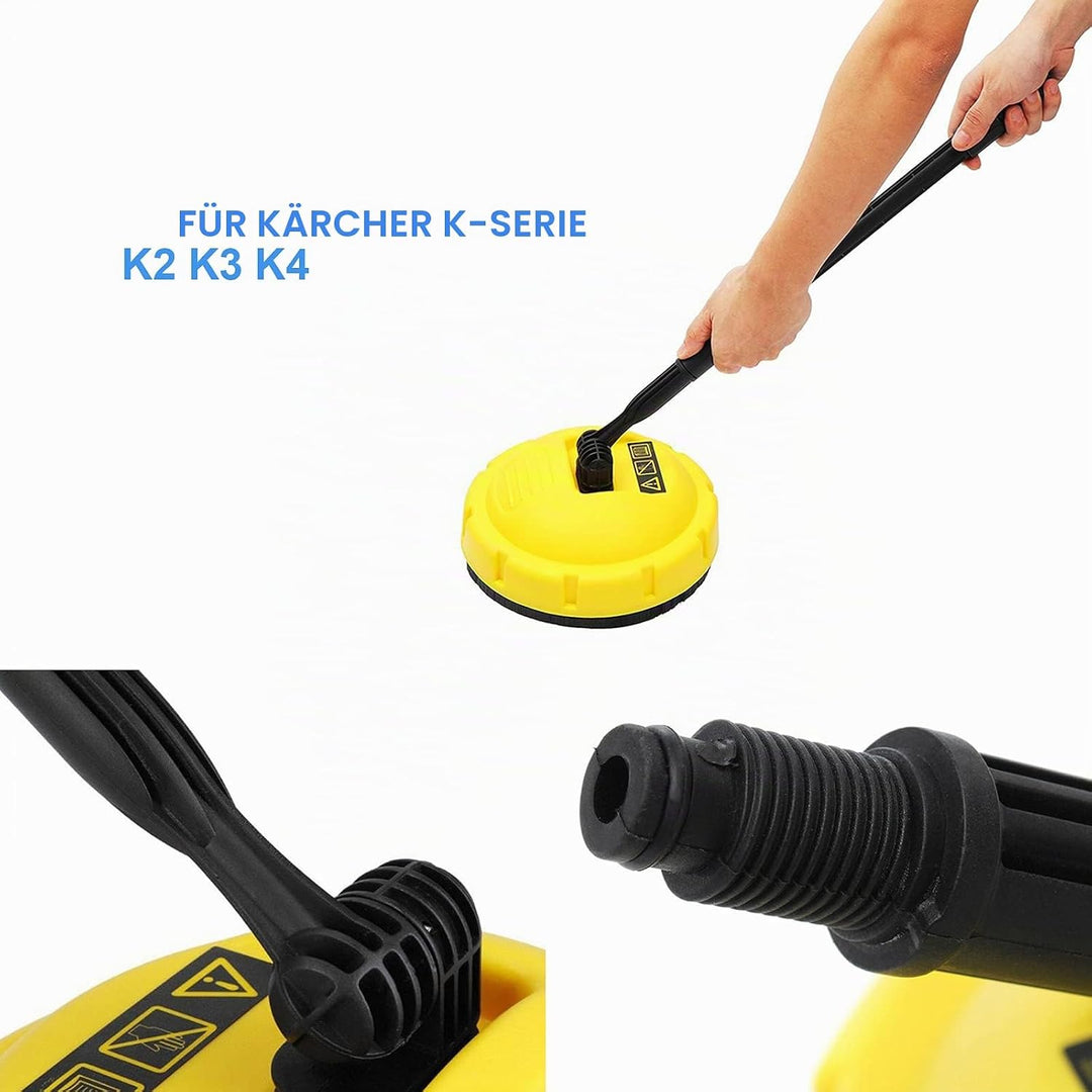 Rotationsbürste für Karcher K, Deckwand-Terrassenreiniger Rotations-Hochdruckreiniger Oberflächenrei