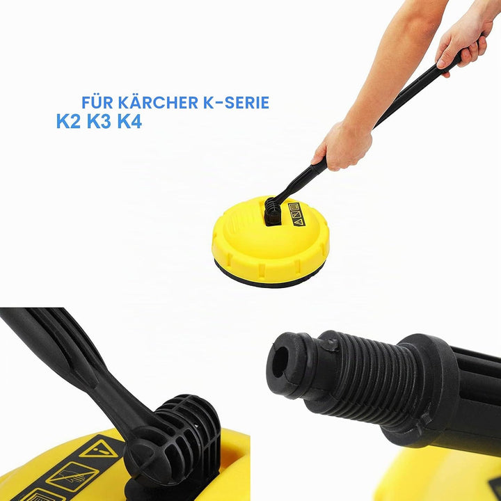 Rotationsbürste für Karcher K, Deckwand-Terrassenreiniger Rotations-Hochdruckreiniger Oberflächenrei