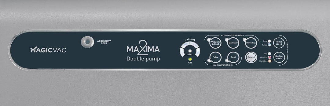 Magic Vac VD50PK2 Maxima 2 vakuumiergerät, Metall, Silber-Schwarz