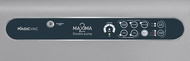 Magic Vac VD50PK2 Maxima 2 vakuumiergerät, Metall, Silber-Schwarz