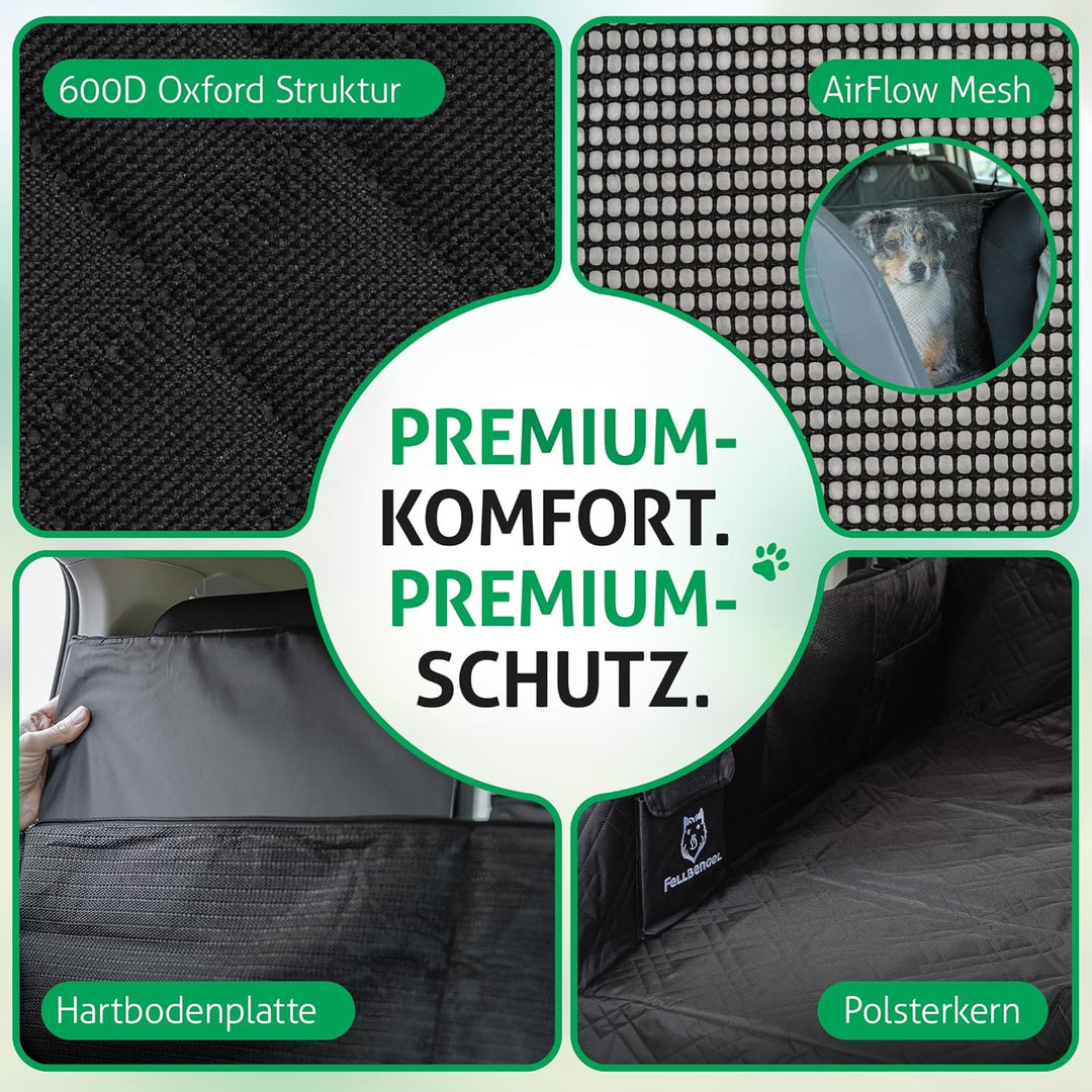 Hundedecke Auto Rückbank [Hartboden Erweiterung] Auto Hundedecke Rücksitz, Hundematte Rückbank, Rück