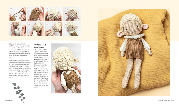 Lulu loves the moon – das Häkelbuch: Löwe, Reh, Igel und noch mehr traumhaft süsse Amigurumis im Vin