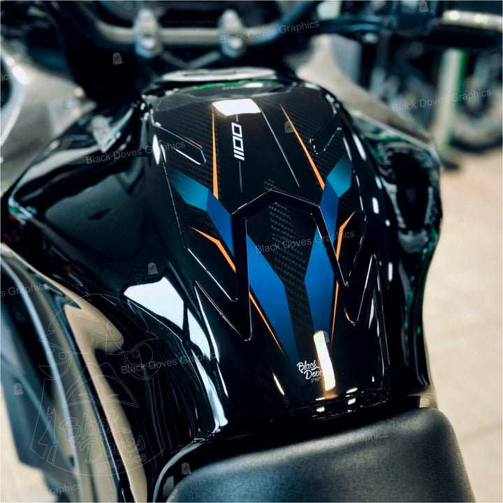 Black Doves Graphics 3D-Aufkleber aus Harz kompatibel mit Kawasaki Versys 1100 SE 2026 (BU1) | Made