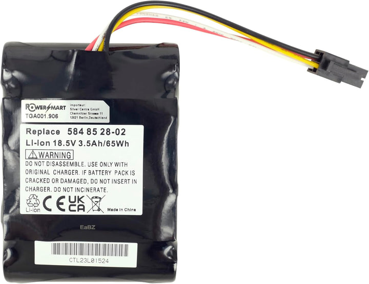 PowerSmart® Akku für Gardena Mähroboter Rasenroboter Sileno Life 2019, R100Li, 584 82 28-01, 589 58