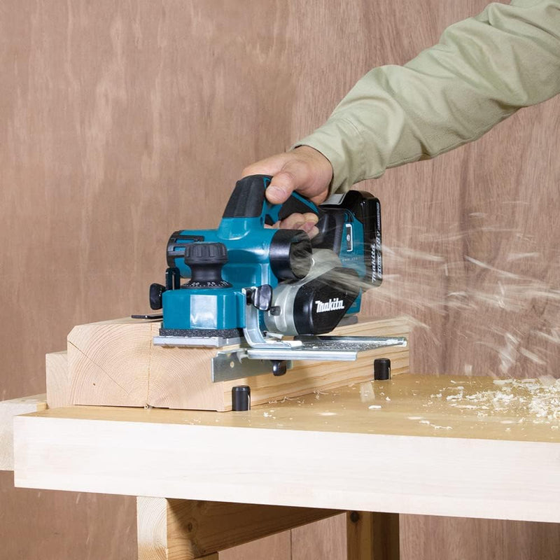 Makita DKP181Z Akku-Hobel 82 mm 18 V (ohne Akku, ohne Ladegerät), Akku-Hobel