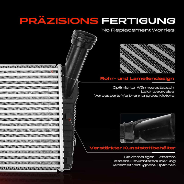 Frankberg Ladeluftkühler Kühler Rechts Kompatibel mit Q7 4LB 2006-2015 C.a.y.e.n.n.e 92A 2009-Heute