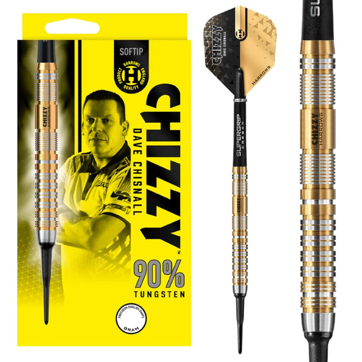 Harrows Dave Chisnall V2 90% Softdarts 18 Gramm