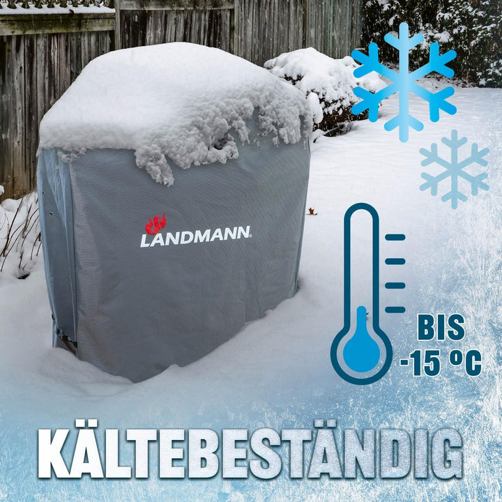 Landmann Premium Wetterschutzhaube | Aus robustem Polyestergewebe & Wasserdicht | UV-beständig, Atmu