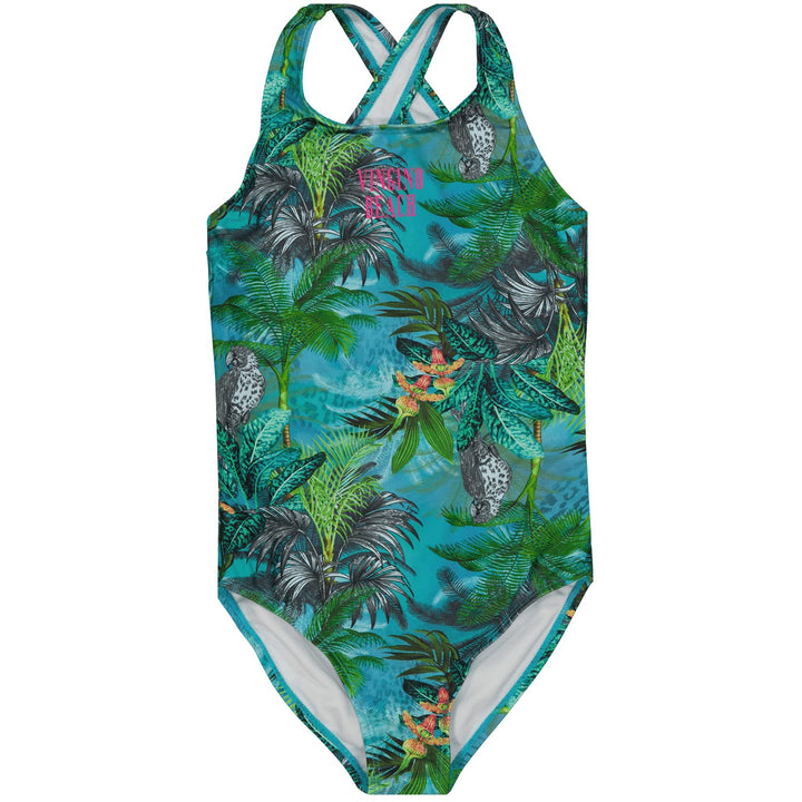 Vingino Mädchen Zorrine One Piece Swimsuit 92 Pasific Aqua, 92 Pasific Aqua