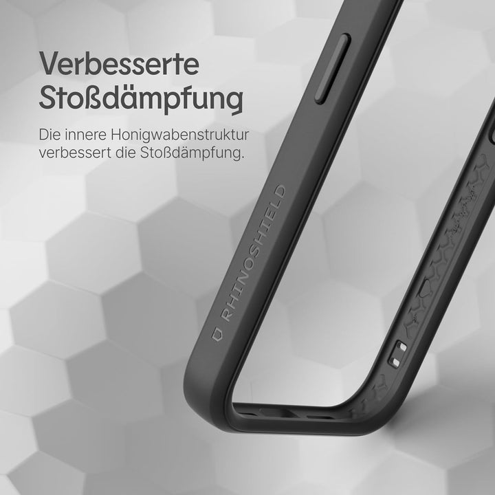 RhinoShield Bumper Case kompatibel mit [iPhone 15 Pro Max] | CrashGuard - Stossdämpfende Schutzhülle