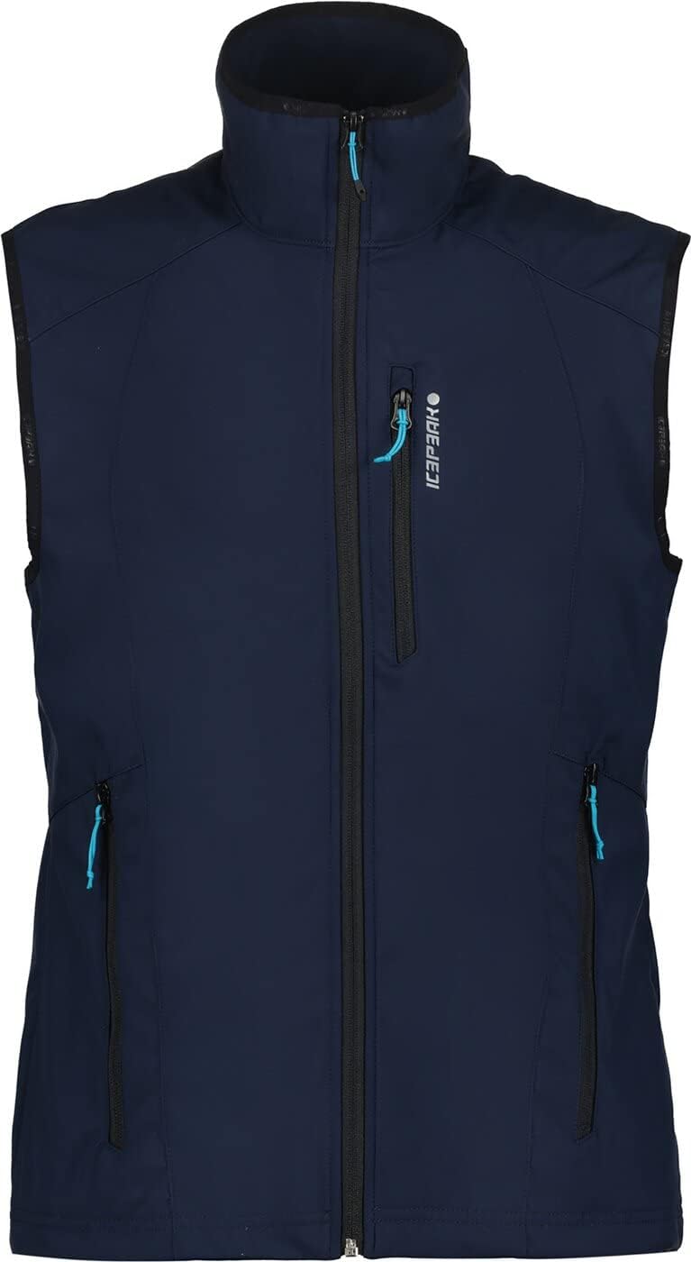 ICEPEAK Bogota Softshellweste 48 DUNKEL BLAU, 48 DUNKEL BLAU