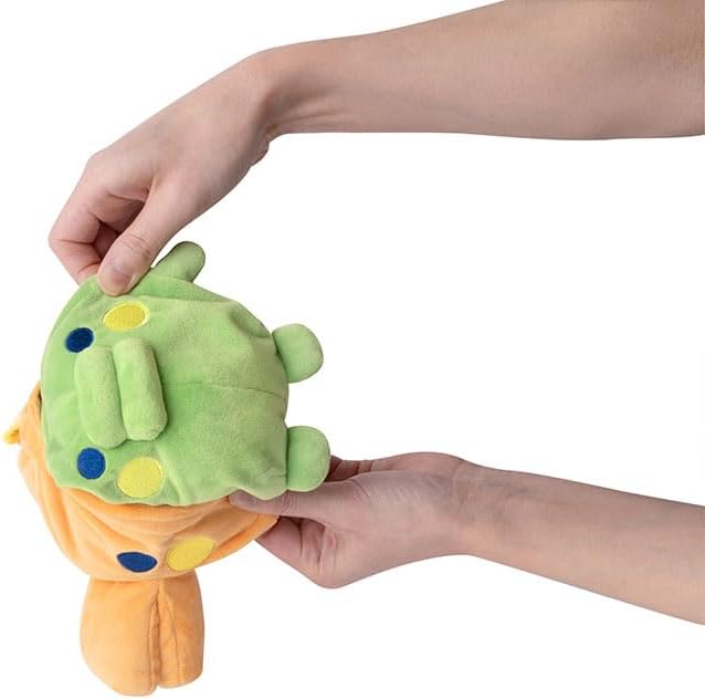 Bandai 90782 Tamagotchi Kuchipatchi Rucksack, multicolor, 3 in 1 Tranformbarer Plüsch-Rucksack, opti
