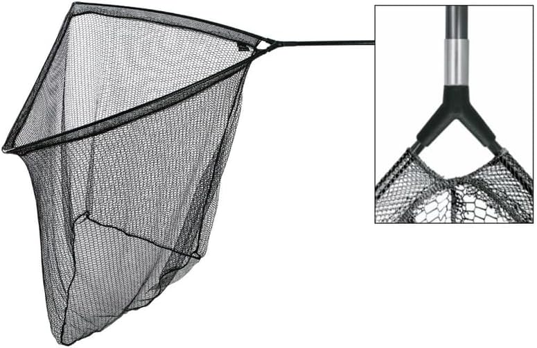 Karpfenkescher Unterfangkescher komplett 2 TLG. Glasfaser 2,80m 100x100cm