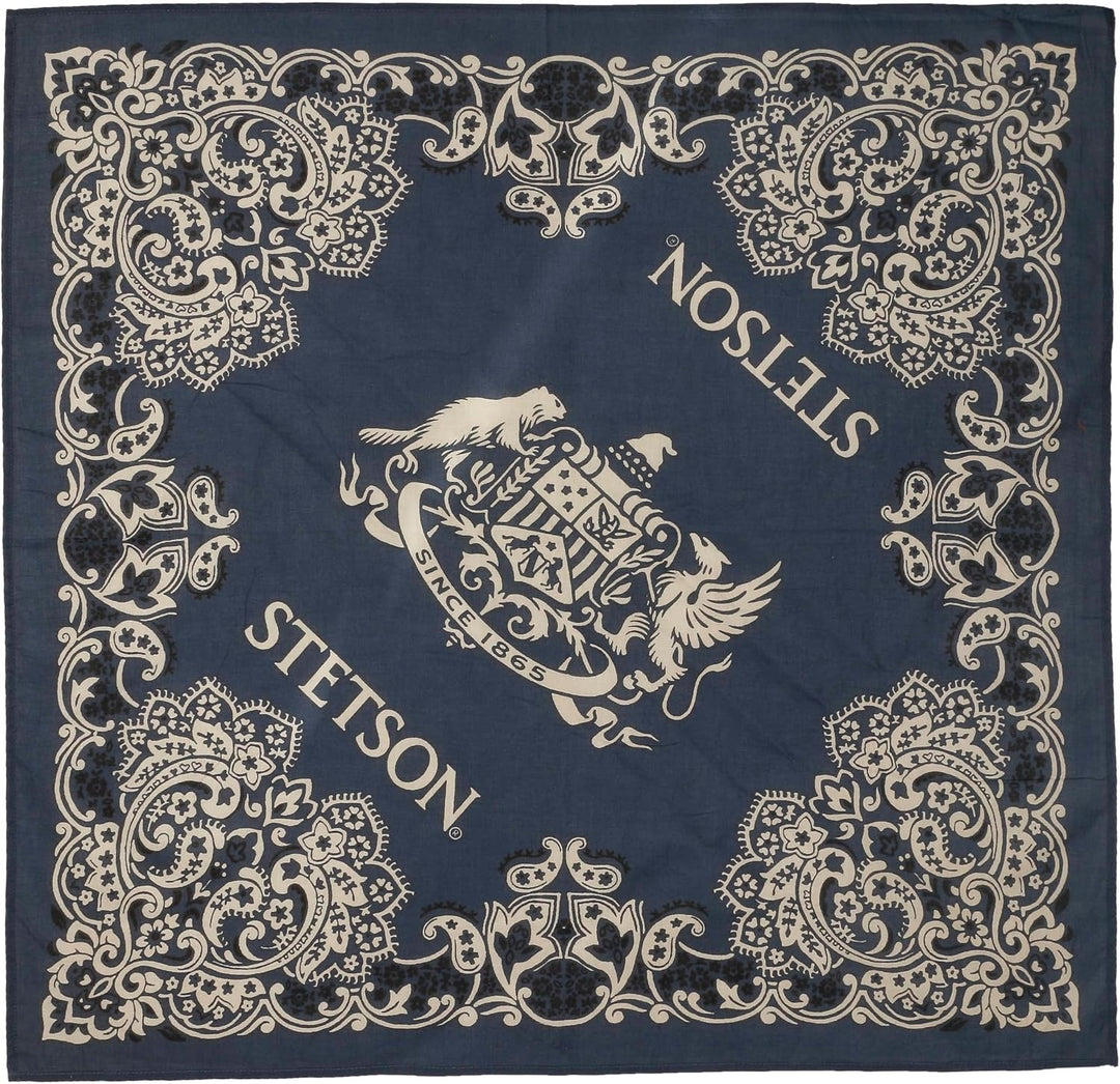 Stetson Paisley Bandana - Kopftuch aus 100% Baumwolle - Bandana mit klassischer Musterung - Für alle